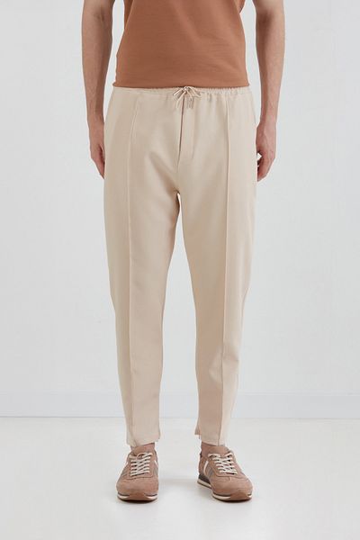 Fulla Moda Elastic Waist Cuffed Jogger Pants