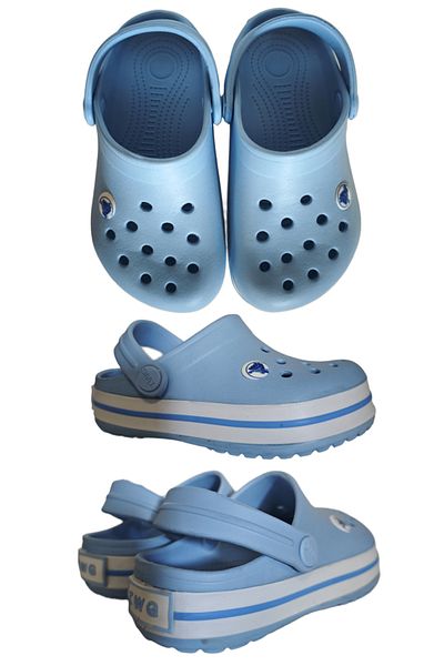 Famele's Cross 214 Anatomical Baby Blue Eva Beach Sea Daily Children's Slippers