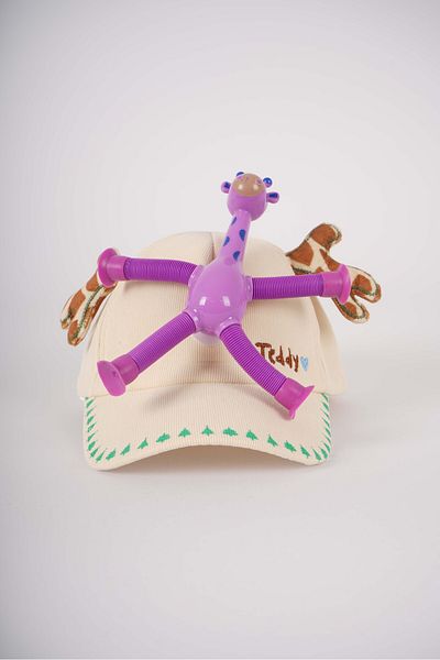 MİNİKO KİDS Kitty Girl Boy Lighted Hat with Spaceable Toy