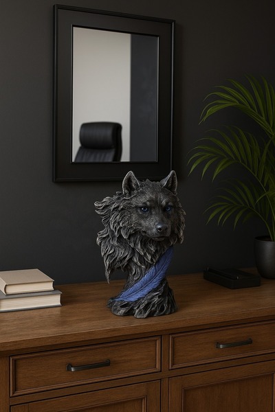 Seabysparkle Dekoratif Kurt Kafası