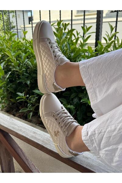 DERİ KABUSU KAPİTONELİ KADIN SPOR AYAKKABI 213-3
