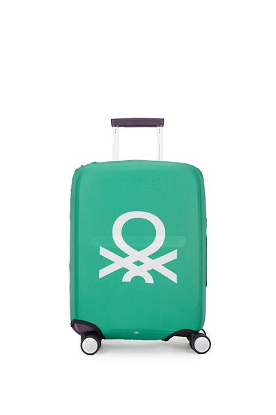 United Colors of Benetton Cabin Size Suitcase Case Green