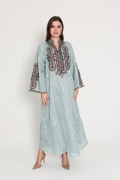 IKKXA Crystal and Thread Elegance Jalabiya
