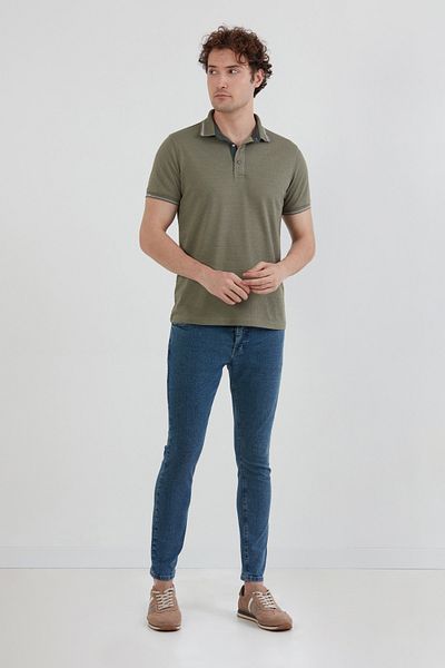 Fulla Moda Zippered Straight Jean Trousers