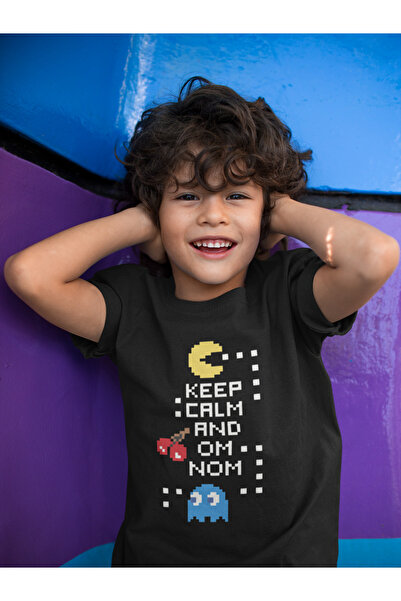 SEVBANO Tricou pentru copii unisex cu jocuri imprimate Pacman (vârsta 1-12)