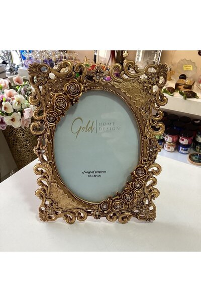 Gold home design Güllü Gold Renk Çerçeve 15x20 cm