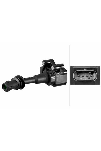 Hella Ignition Coil Opel Astra K 19 22 1.2 12V 3 Cylinder F12Shr-Sht-Shl Gnzrz
