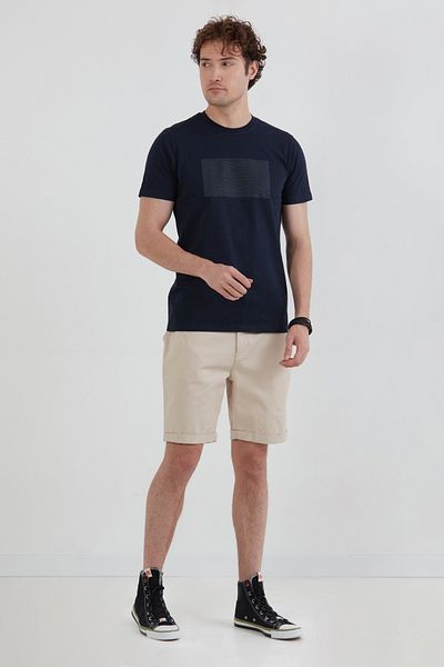 Fulla Moda Μπλουζάκι με ανάγλυφο τυπωμένο κείμενο Focus