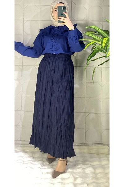 Nura Francy tendință feminină cu aspect mixt fustă lungă hijab de 100 cm este foarte lungă