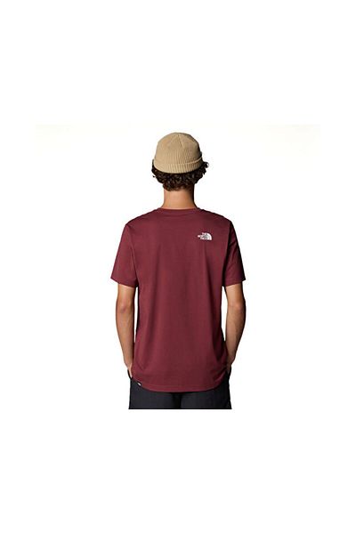 THE NORTH FACE M Ss Simple Dome Tee Men's Outdoor T-Shirt Nf0A87Ng0Vo1 Red