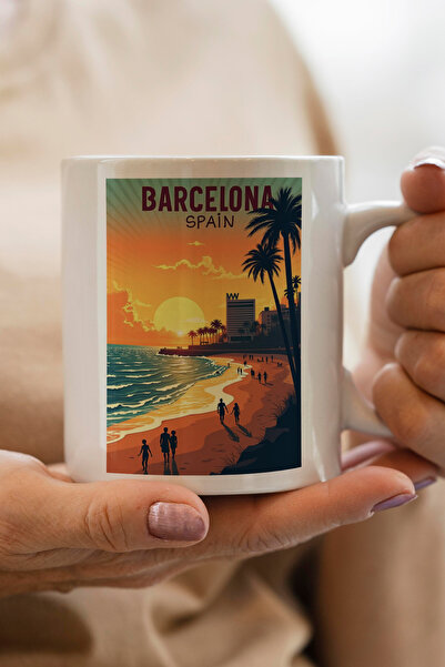 South Steel كوب مطبوع من برشلونة