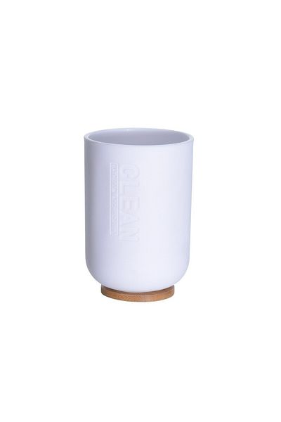 Excellent Houseware Excellent White bathroom glass, plastic, 7x11 cm