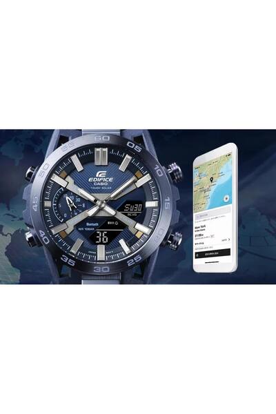 Casio Men's Watch, Casio Edifice, Bluetooth Smartphone Link ECB-2000CB-2AEF
