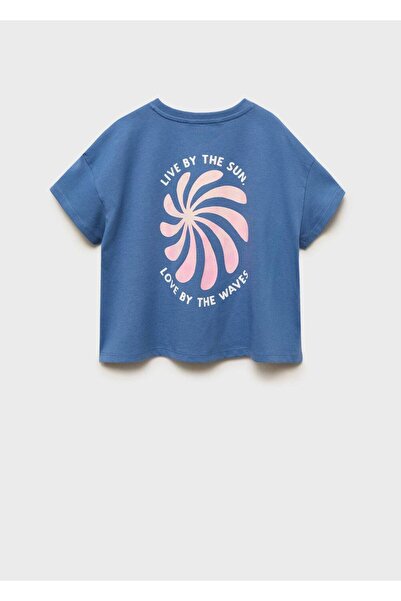 MANGO Kids Kısa kollu desenli tişört
