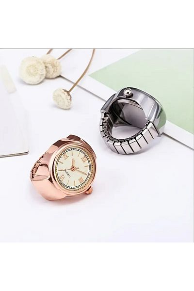 Bozhi Luxury Rose Plated Round Gift New Version Ring Watch Where Elegance Met Gracefully