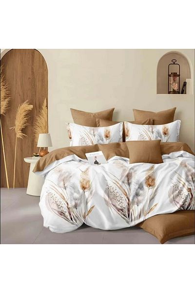 Five Store Super double bed linen, Siri, mercerized cotton, multicolor, 4 pieces