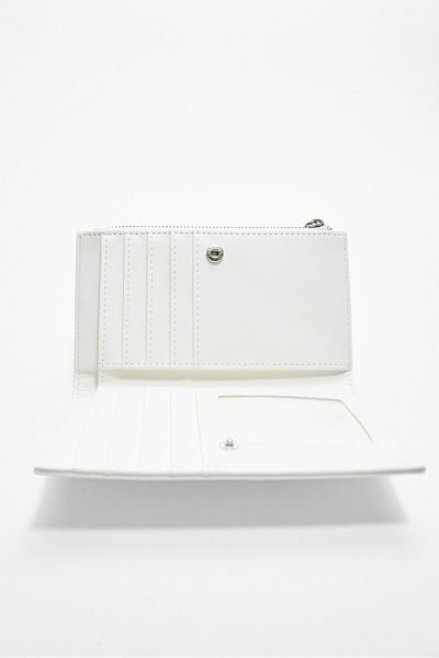 Stradivarius Basic mock croc wallet