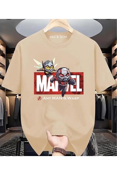 New Shine Μπλουζάκι με στάμπα Super Hero Ant Man and Wasp