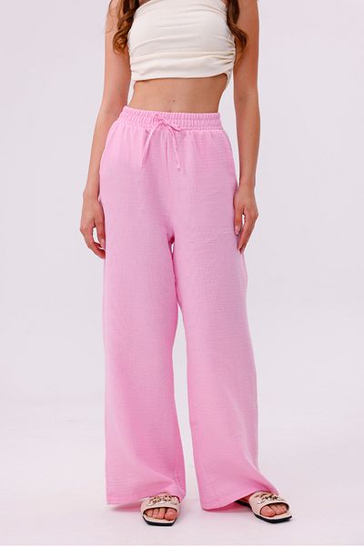 GENIUS STORE Muslin Palazzo Women's Trousers Muslin-Pants