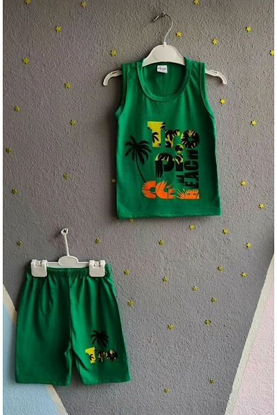 Selen Printed Boy Two Sets