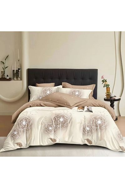 Five Store Double bed linen, Agnis, mercerized cotton, multicolor, 4 pieces