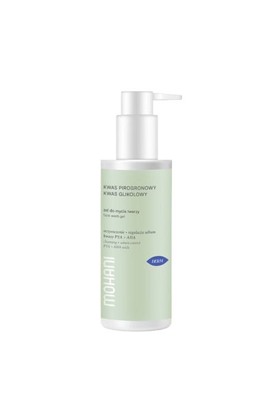 MOHANI Gel de curățare a feței cu acid piruvic și glicolic 150 ml