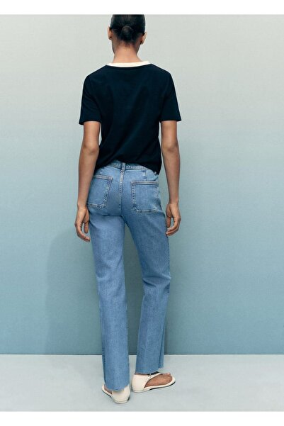 MANGO Woman Cepli flare jean pantolon