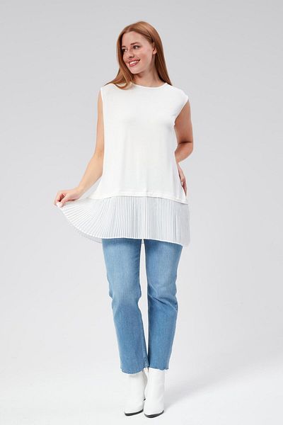 Ranasubaşı Combed Cotton Pleated Underwear White
