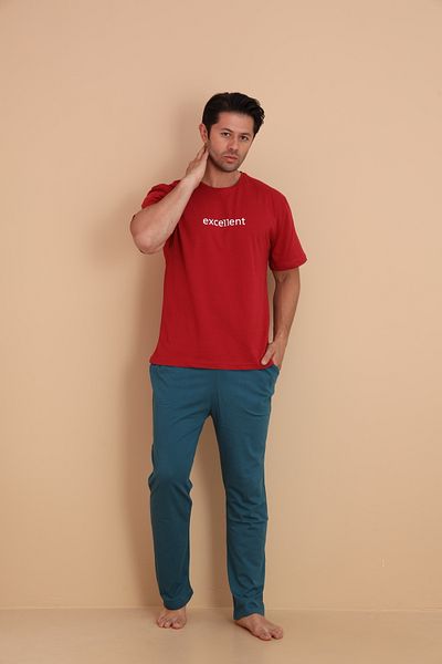 Redline Ανδρικό κοντομάνικο σετ πιτζάμες 9001