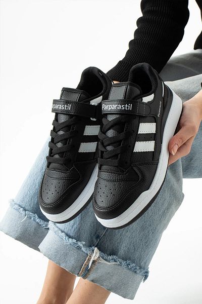 AyakkabıZ Black White Sneaker Comfortable Casual Stylish Shoes