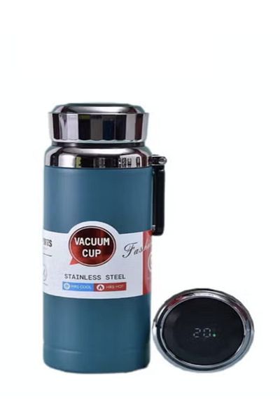 MOOGMAX 600ml Smart Bottle - Keeps hot and cold with a temperature display and a stylish design for travel and work