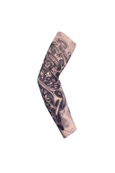 BOEM Temporary tattoo sleeve, 3D print, with sun protection for arms, universal size, unisex, model