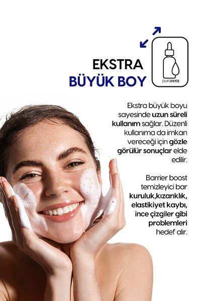 Puravera 3X Effective Shea Butter Soap with Skin Barrier Strengthening Serum Effect