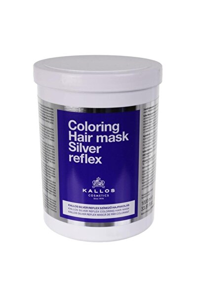 Kallos Cosmetics KALLOS HAIR MASK 1000ML COLORING SILVER REFLEX
