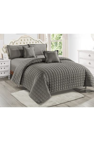 Moon 4-piece plain microfiber hotel duvet cover set, single bed sheet, 170*220 cm