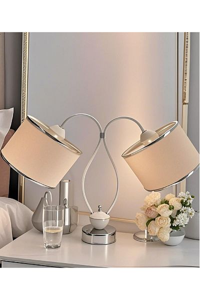 571 Store غطاء مصباح من القماش بجسم معدني من SWAN
