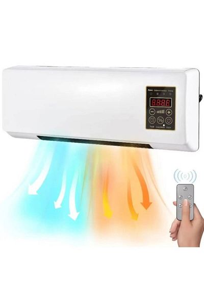 Rovitech 2 in 1 portable air cooler, 1800W, electronic thermostat, LED display, timer, cooling functions