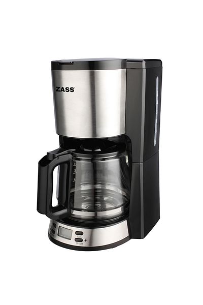Zass Coffee maker with programmer Zass ZCM 04 T, 1000 W, 1.5 l, Silver