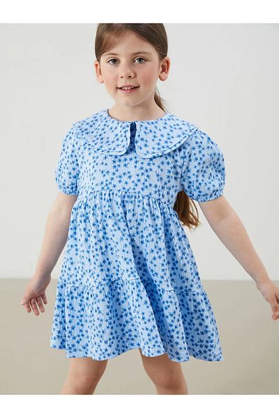 LC Waikiki LC Blue Baby Guler Rochie Fata LC OUTLET