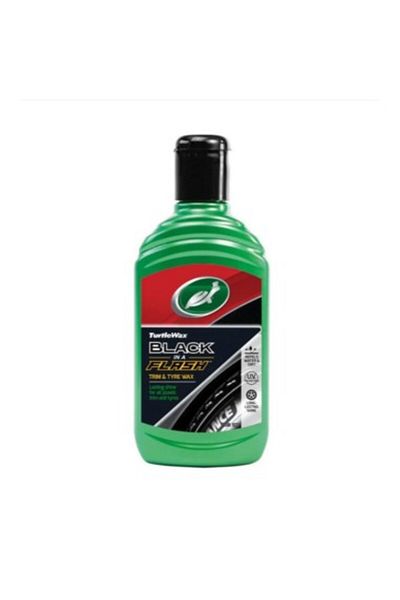 Turtle Wax Black In A Flash 300ml Exterior Plastic And Tire Restoration Solution