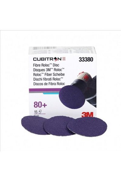 3M Cubitron II FIBRE ROLOC Disc 2" 80+, set of 15 pieces 3M