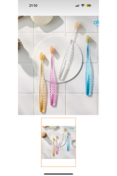 Atomy altın tozlu diş fırçası (8 adet)