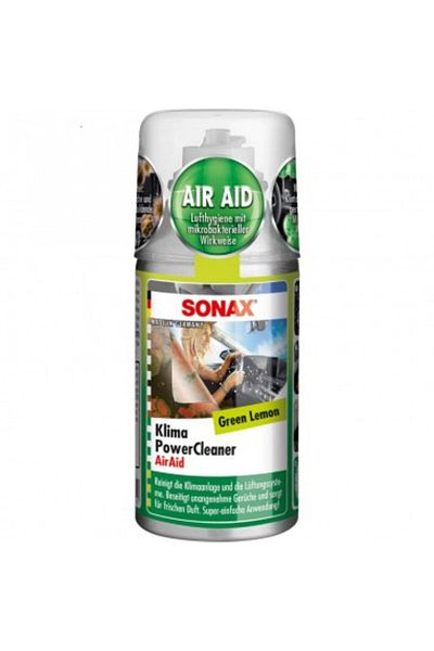Sonax Klima Power Cleaner Curățitor de aer condiționat cu lămâie verde, 100 ml