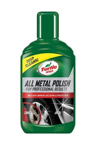 Turtle Wax Pastă de lustruit pentru elemente metalice (crom, aluminiu) Turtle Wax All Metal Polish 300ml