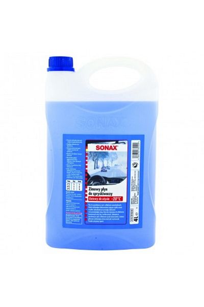 Sonax Soluție de curățare parbrize de iarnă, antigel și lichid de curățare, -20°C, 4 l