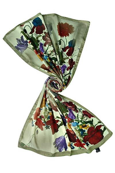 mim eşarp Βαμβακερό σάλι Emproyal Voile 75x190 cm - Floral Pattern