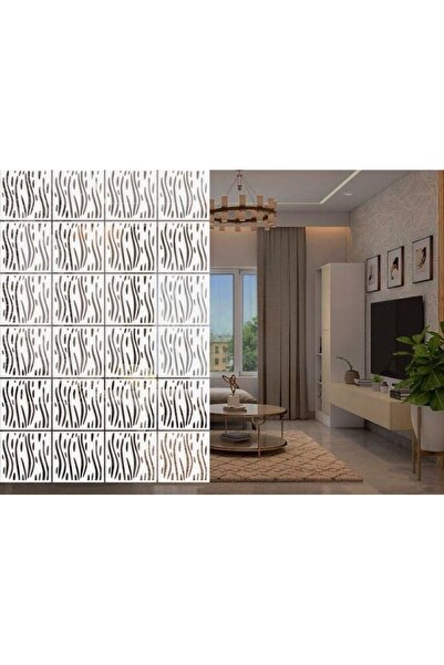 Yc Dekor Ahşap Paravan Sarkıt Paravan Seperatör Oda Bölücü Ayırıcı 4 Adet 40*40