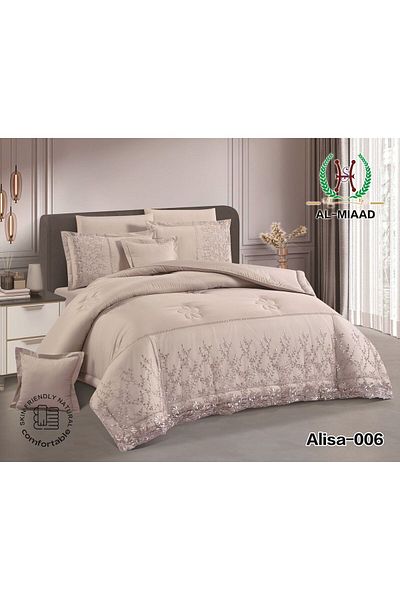 Gerenic 8-piece lace layer bridal bedspread
