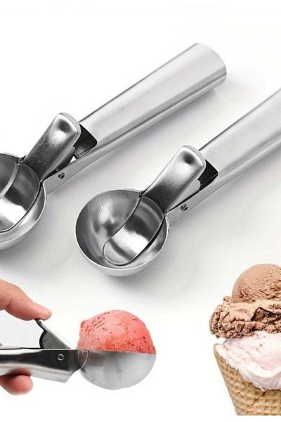 TARIK HOME Stainless Steel Ice Cream Spoon, Fruit Picking Spoon, Halva Cookie Spoon