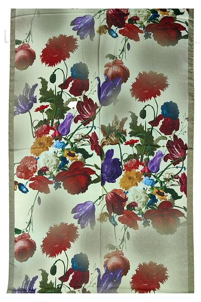 mim eşarp Βαμβακερό σάλι Emproyal Voile 75x190 cm - Floral Pattern